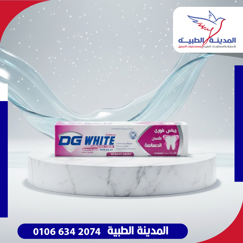 دى جى فريش معجون اسنان جل مبيض حساس 60 ملل